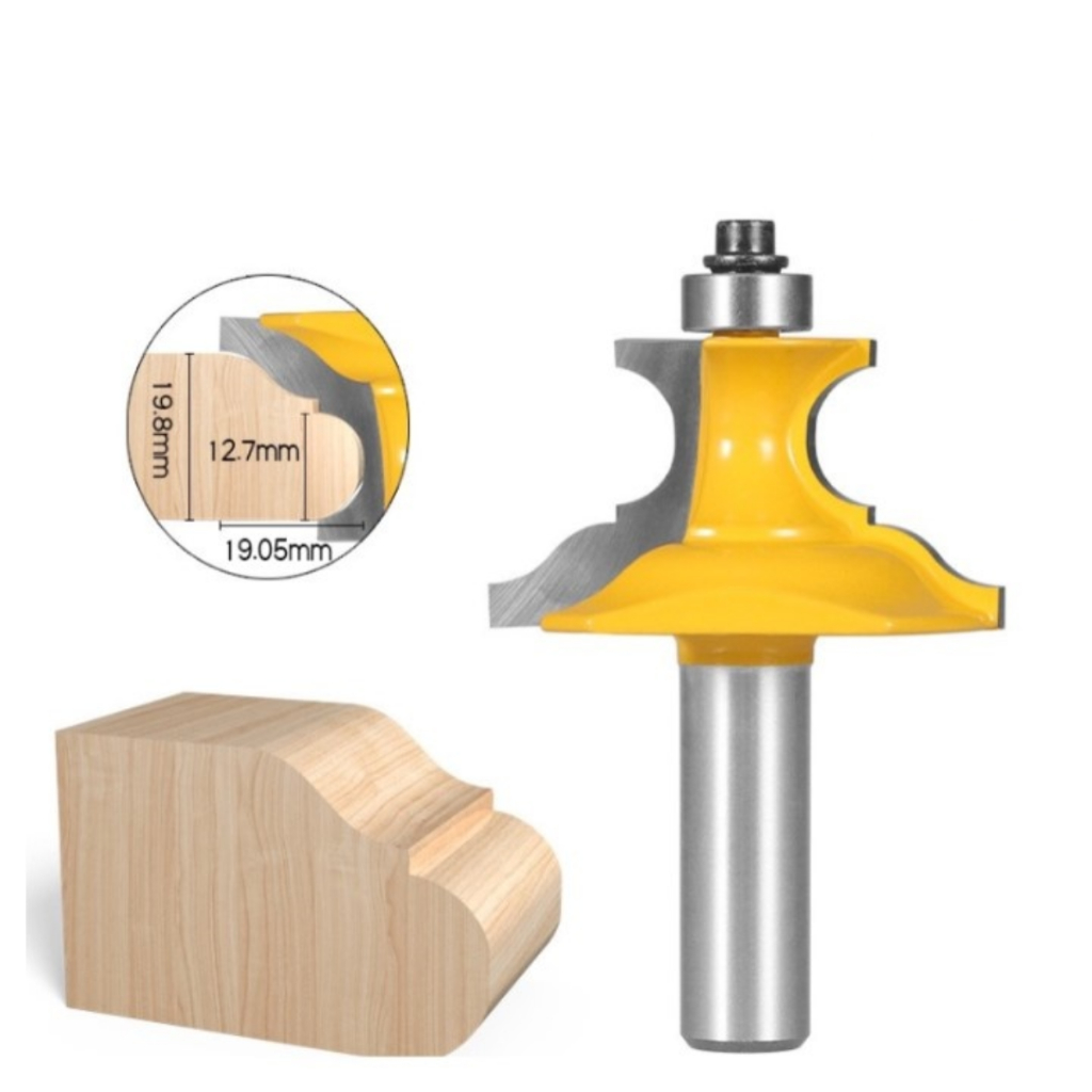 Mũi Phay Phào Chỉ Gỗ Cao Cấp - Hợp Kim Cứng Bền, Đa Năng Tạo Hình - Phụ Kiện Thợ Mộc Chất Lượng