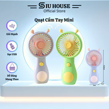 Quạt Mini Cầm Tay , Quạt Cầm Tay Quạt Sạc USB Mini Cầm Tay, Quạt Tích Điện Phong Cách Mới SP41233245