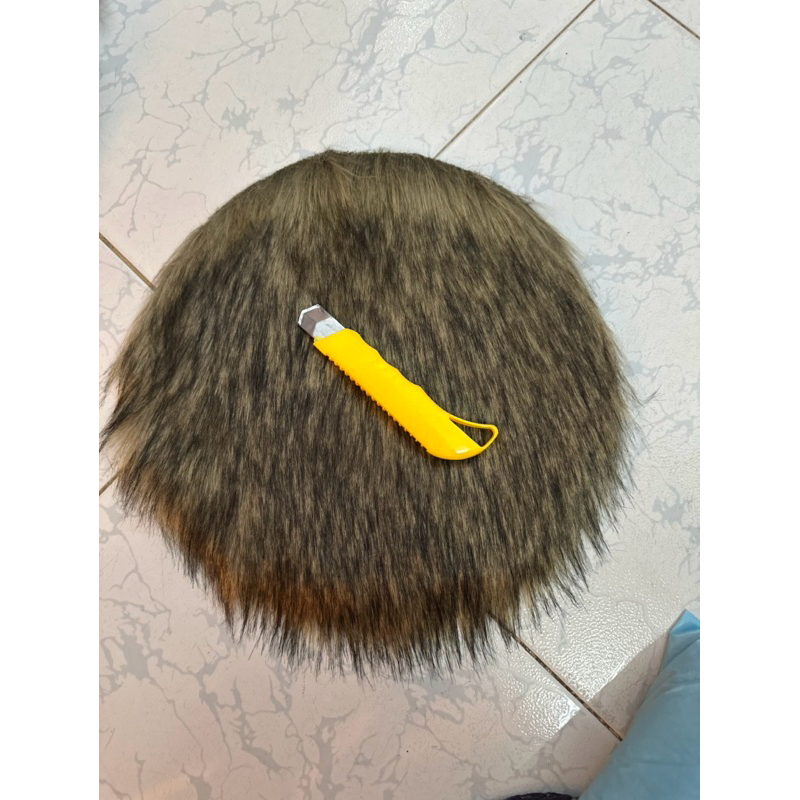 Thảm Lông Hình Tròn - Thảm Tròn Lông Dài Trải Kệ Lồng Chim