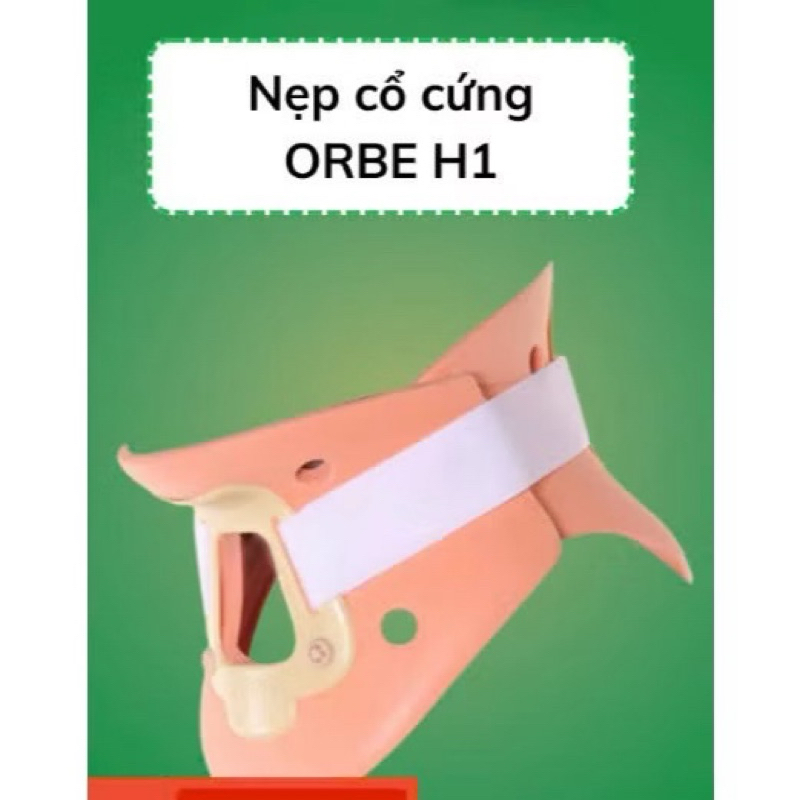 Đai cổ cứng ORBE, nẹp cổ cứng Orbe hỗ trợ cố định cột sống cổ