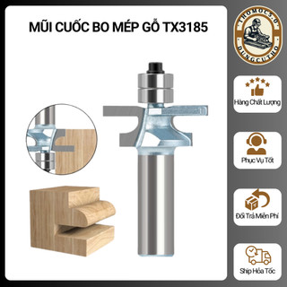 MŨI SOI GỖ - MŨI PHAY GỖ CUỐC BO MÉP KHUÔN TRANH CAO CẤP [Thomoc5.0]