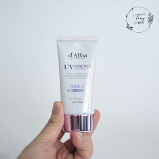 Kem chống nắng D'Alba Dalba Tím Waterfull Tone Up PURPLE 50ml chống nắng tốt, nâng tone đẹp