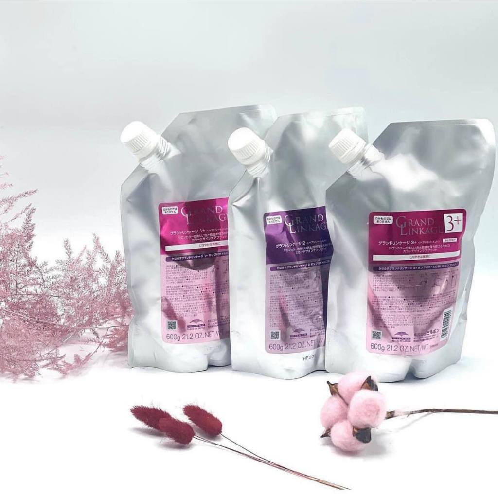 BỘ PHỤC HỒI TÓC HƯ TỔN 3 BƯỚC MILBON DEESSE'S 600ml × 3 TÚI