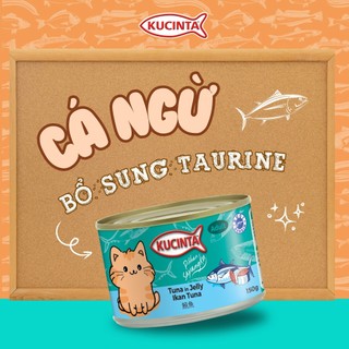 [150g] Combo 10 Lon Pate Kucinta Hộp 150g, Pate Mèo Cam Dạng Nước Xốt Gravy Nhiều Toping cho mèo Pet Hub
