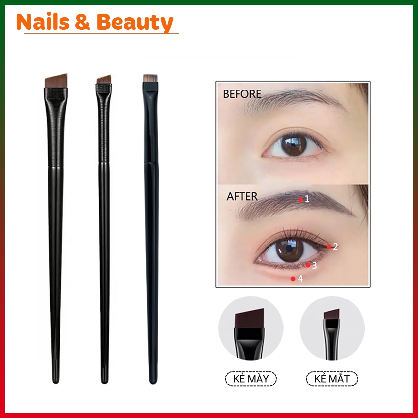 Cọ Trang Điểm, Cọ Mắt, Cọ Đánh Mắt, Cọ Kẻ Mắt GECOMO