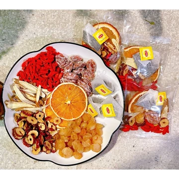 Trà Lipton Xí Muội Thảo Mộc 7 Vị TP | Cam Thảo, Long Nhãn, Táo Đỏ, Kỷ Tử, Cam Vàng, Giải Nhiệt, Kiểm Soát Cân Nặng