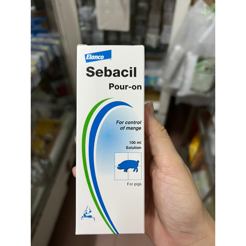 [ chai 100ml] - SEBACIL của BAYER bôi sống lưng cho heo và chó | Shopee ...