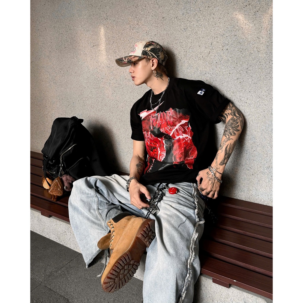 Ảnh Áo thun FIDE phông unisex form rộng local brand nam nữ cổ tròn oversize - AT157 3