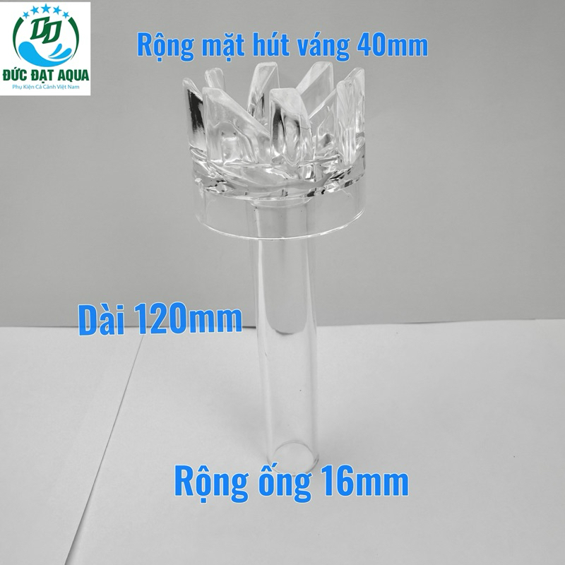 Đầu Lọc Váng Xoay,hút váng f16 f20  Lọc Mặt 3D Bằng Nhựa Acrylic Cho Hồ Cá, Bể Cá hàng nhập khẩu 2