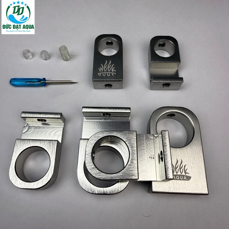 Kẹp inout Nhôm WEEK Fi12/ Fi16/ Fi20 - Kẹp Giữ Ống In Out Cho Lọc Thùng hàng đẹp 3