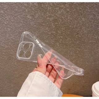 Ốp Ultrathin siêu mỏng trong suốt dẻo mềm phím bạc có gờ bảo vệ camera dành cho iphone 17/16/15/14/13/12/pro/promax/plus