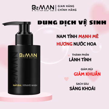 Dung Dịch Vệ Sinh Nam Giới Hương Nước Hoa Cao Cấp Dạng Gel BzMan 100ml