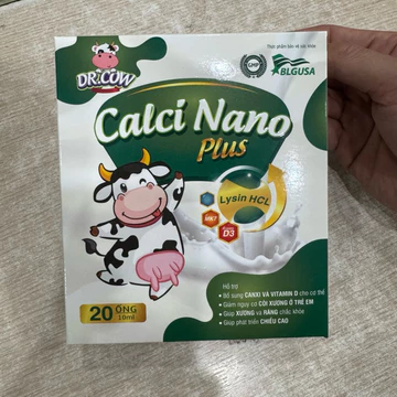 Siro ống Canxi nano K2 phát triển chiều cao cho trẻ từ 1 tuổi CELIA CANXI NANO MK7 hộp 20 ống bổ sung canxi D3 K2 MK7