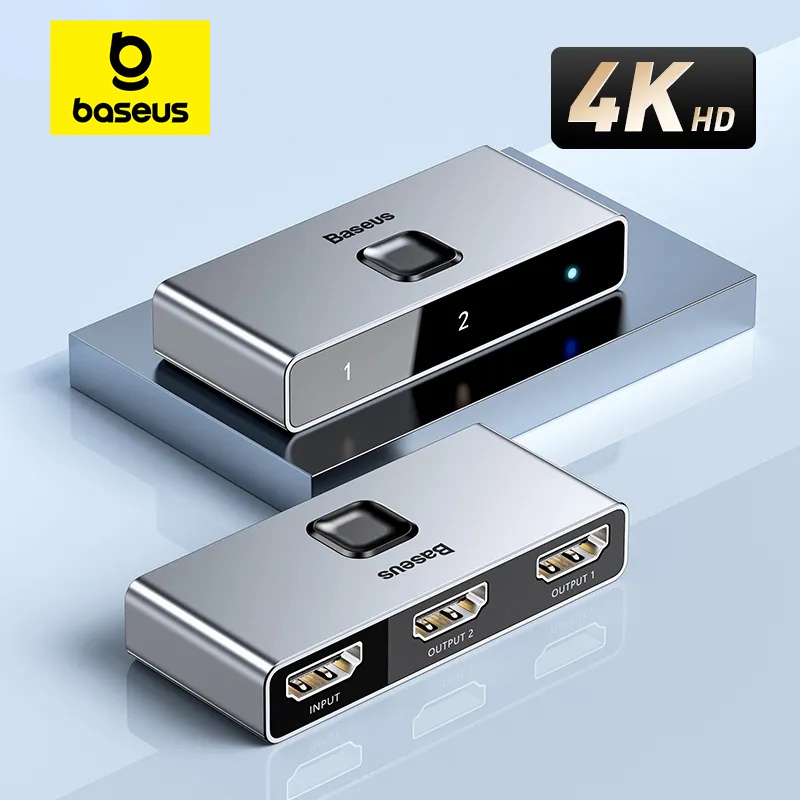 Thiết bị chia cổng HDMI 2 chiều Baseus Matrix HDMI Splitter