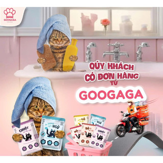 Pate Googaga Hoàn Toàn Làm Từ Thịt Gà, Chuột, Bò, Cá Cho Mèo Thương Hiệu Việt Công Nghệ Hàn Quốc