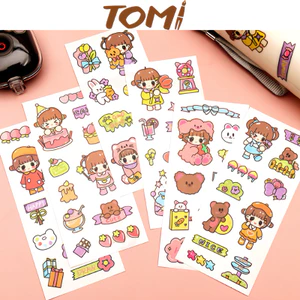Sticker Dán Dễ Thương Dùng Trang Trí TOMI 107