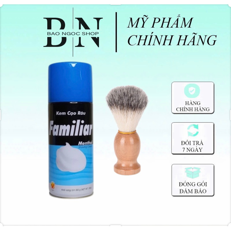 Kem cạo râu Familiar, kem bọt cạo râu nam Familiar 330g/300g/275g chính ...