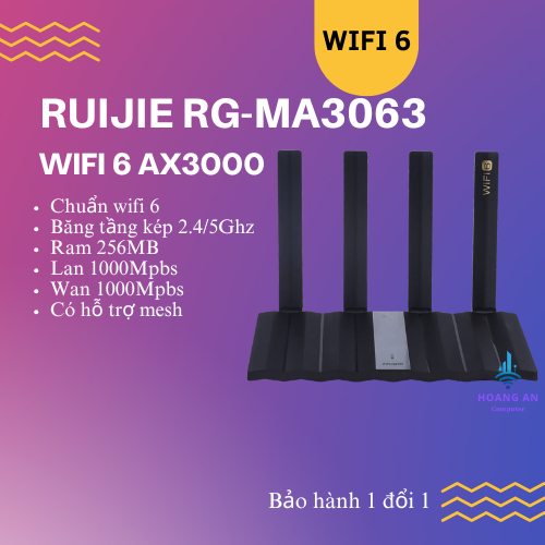 [English rom] Router wifi Ruijie RG-MA3063,RG-MA3032,có mesh,wifi dual ...