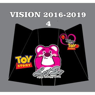 Tem dán, miếng dán dán bảo vệ nhựa nhám vision - Trang trí bảo vệ chỗ treo đồ - vision đời 2016-2019