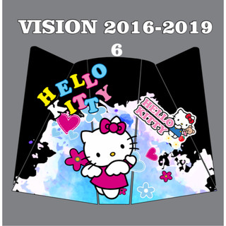 Tem dán, miếng dán dán bảo vệ nhựa nhám vision - Trang trí bảo vệ chỗ treo đồ - vision đời 2016-2019