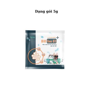 [Gói 5g] Men Vi Sinh BIOLINE G1 ECOPETS Giảm Tiêu Chảy, Táo Bón, Biếng Ăn, Khử Mùi Hôi Phân Mèo