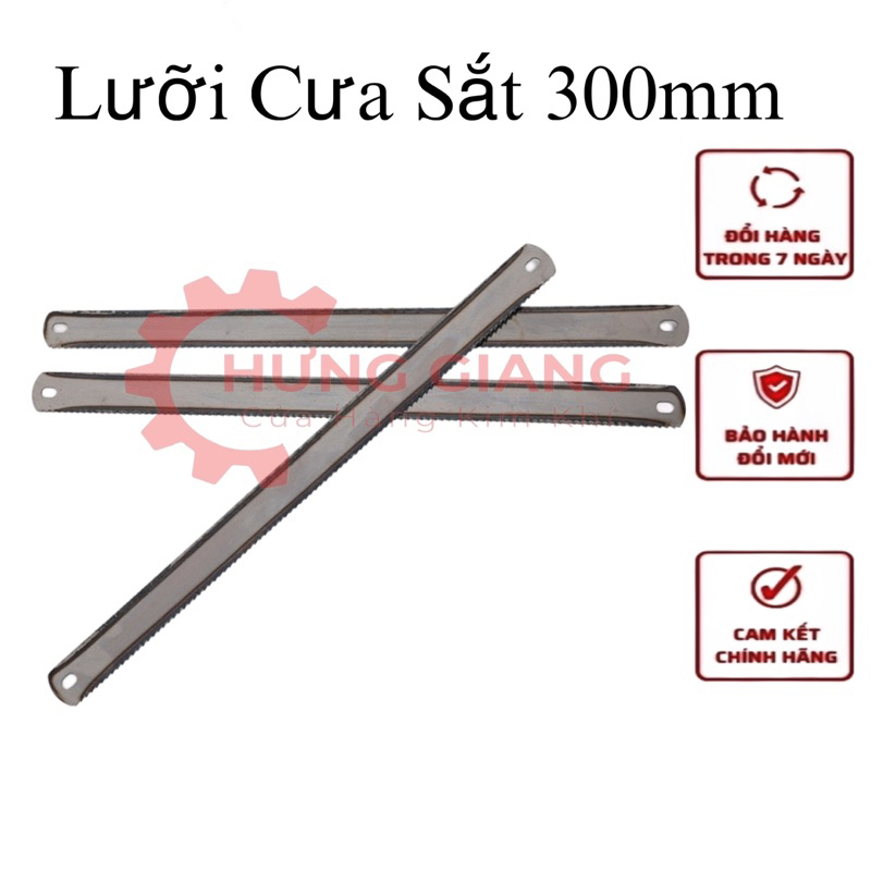 5 Lưỡi Cưa Sắt 2 Mặt 300mm