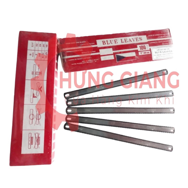 5 Lưỡi Cưa Sắt 2 Mặt 300mm