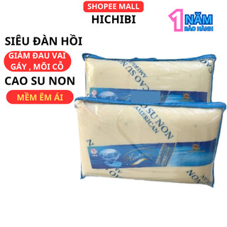 [BH 1 NĂM] Gối nằm cao su non nhân tạo siêu êm ái cho giấc ngủ và sức khỏe kích thước 40x60 cao cấp