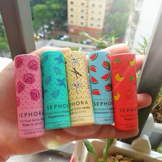 Son dưỡng môi tẩy da chết Sephora Collection Clean Lip Balm & Scrub: Môi mịn mượt, căng mọng
