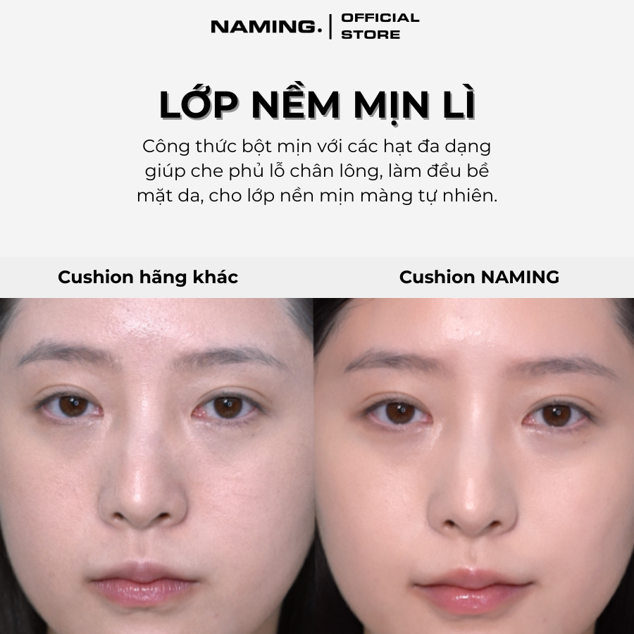 [KO KÈM LÕI REFILL] Phấn nước che phủ cao NAMING Zero Gravity Cover Fit Cushion SPF40 PA++ 12g