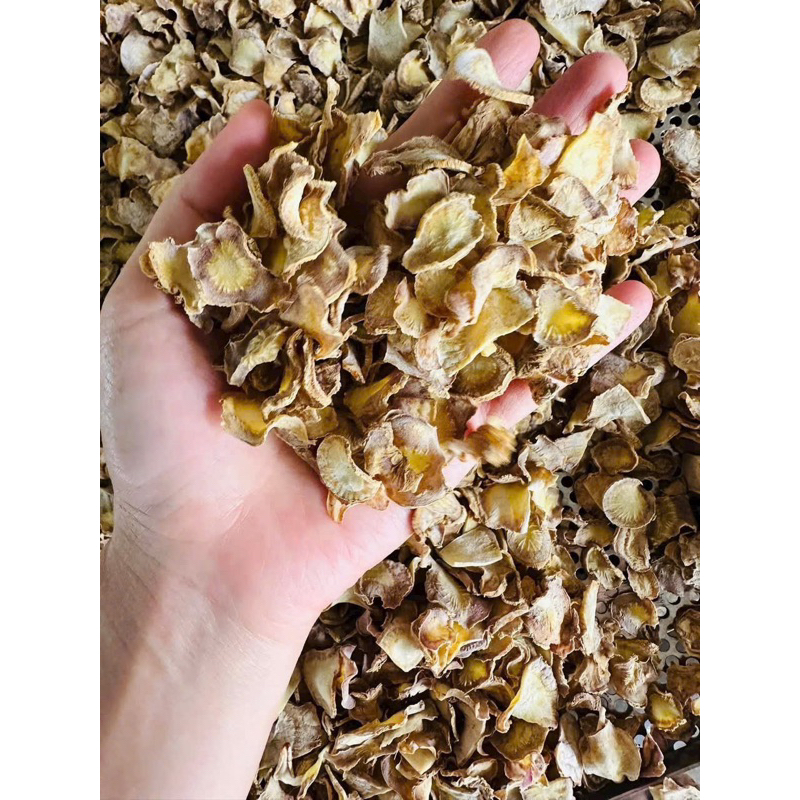 Sâm Ngọc Linh - Sâm Lai Châu sấy khô(Hàng chuẩn sâm ruột vàng loang tím) dược tính cao đậm chất sâm
