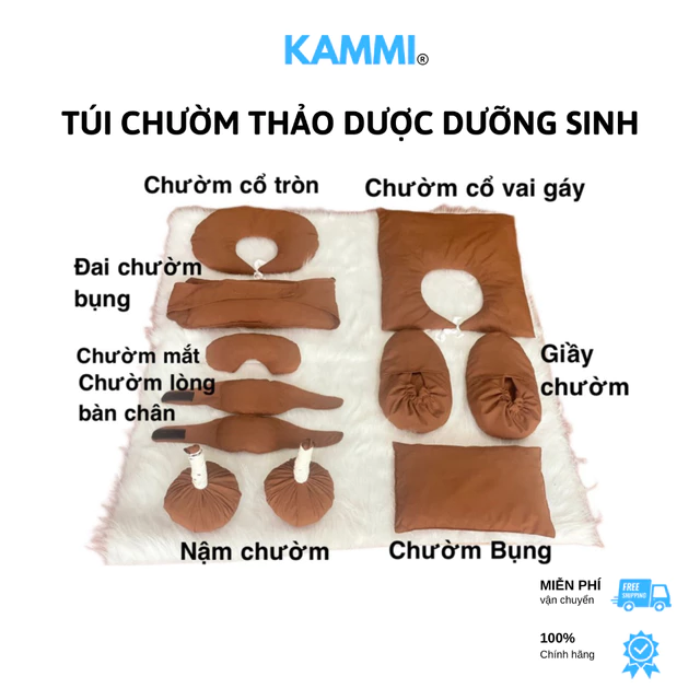 Túi Chườm Thảo Dược Dưỡng Sinh, Túi Chườm Đa Năng, Chườm Mắt, Chườm Lưng, Chườm Bụng, Chườm Vai Gáy, Chườm Chân