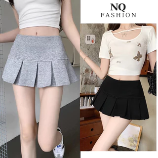 Chân váy xếp ly ngắn, Chân váy ngắn xếp ly dáng xòe, Chân váy y2k tennis ngắn xòe trendy [NQ22]