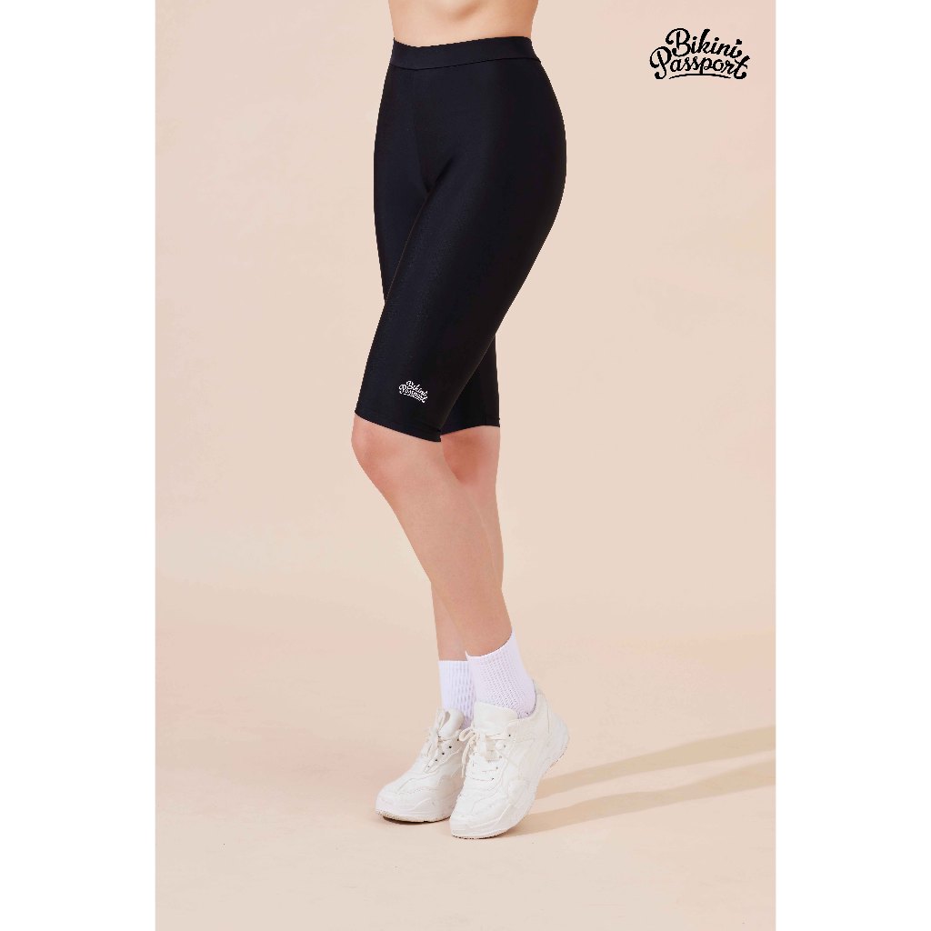 Ảnh Quần bơi Nữ BIKINI PASSPORT dáng lửng có logo - màu Đen - BS1014_BL 3