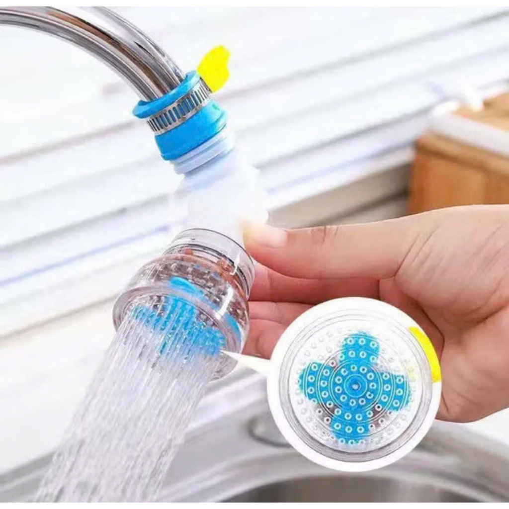 Vòi lọc nước rửa bát tăng áp xoay 360 có thể kéo dài chống bắn nước