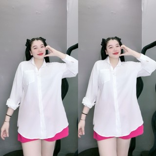 Tổng Hợp Sơ Mi Trắng Bigsize Nữ Đi Học Đi Làm Somi Công Sở Form Rộng Basic Vải Mềm Mịn Cho Nữ Chubby