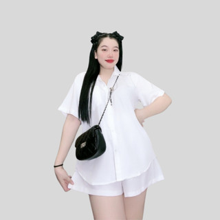 Tổng Hợp Sơ Mi Trắng Bigsize Nữ Đi Học Đi Làm Somi Công Sở Form Rộng Basic Vải Mềm Mịn Cho Nữ Chubby