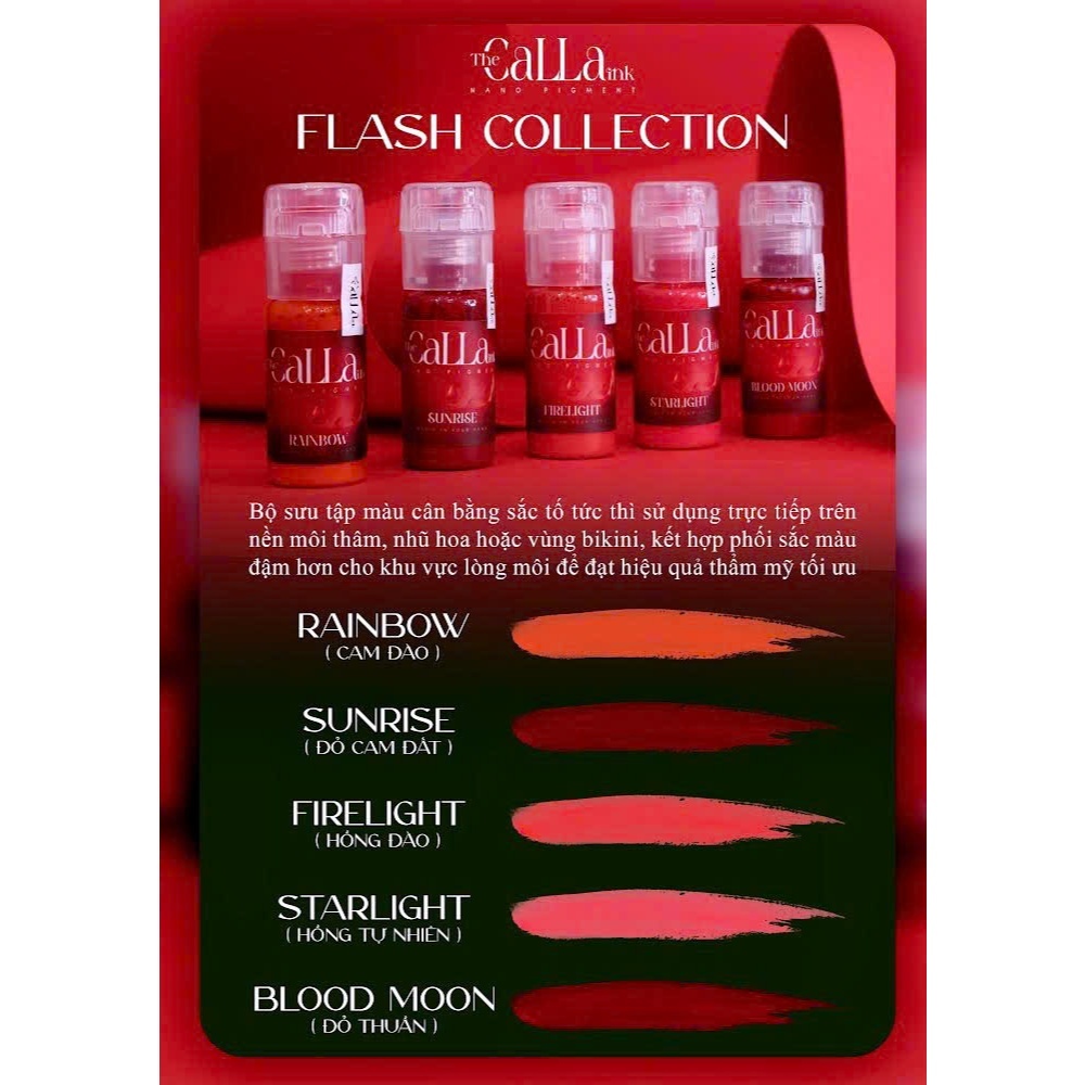 Calla Ink Pigment – Mực chuẩn xịn cho đôi môi rạng rỡ