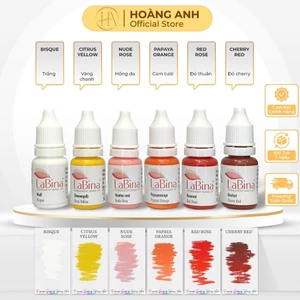 Mực Hữu Cơ LABINA Chính Hãng Đức – Chuyên Dùng Phun Xăm Thẩm Mỹ, Lên Màu Chuẩn, Bám Màu Lâu