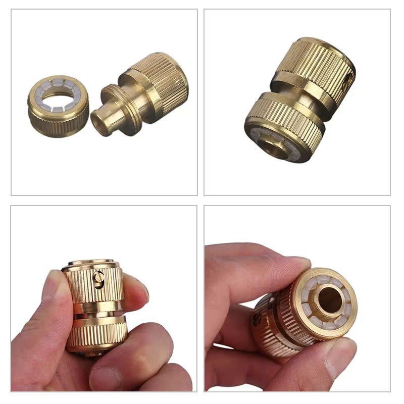(COMBO 2 MÓN) ĐẦU VÒI XỊT TĂNG ÁP - Vòi Phun Áp Lực Mạnh Hỗ Trợ Rửa Xe, Súng Xịt Nước Đa Năng Làm Sạch Sân Vườn
