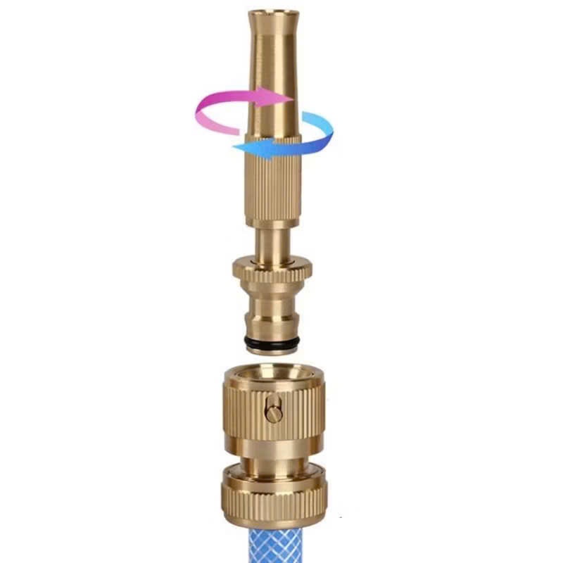 Vòi Phun Áp Suất Cao COMBO 2/MÓN Tiện Lợi - Đầu Vòi Xịt Tăng Áp Phun Nước Rửa Xe,Tưới Cây,Vệ Sinh Đa Năng