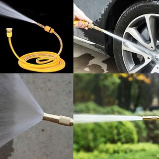 VÒI PHUN ÁP SUẤT CAO TIỆN LỢI - ĐẦU VÒI XỊT TĂNG ÁP PHUN NƯỚC RỬA XE - Tưới Cây - Có Thể Nối Nhanh Sún