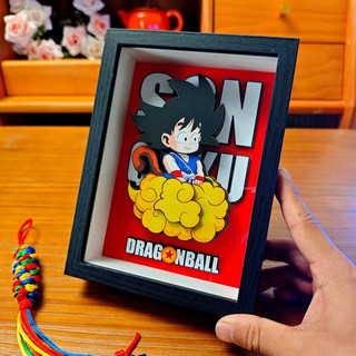 Tranh 3D Dragonball ép kính