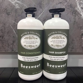 BỘ GỘI XÃ PHỤC HỒI TÓC CHO SALON SPA BIOTIN BEESWEET 2000ML