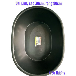 Chậu tắm lào siêu bền đường kính lớn 1m1 tuổi thọ 10 năm Giải nhiệt mùa hè