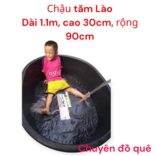 Chậu tắm lào siêu bền đường kính lớn 1m1 tuổi thọ 10 năm Giải nhiệt mùa hè