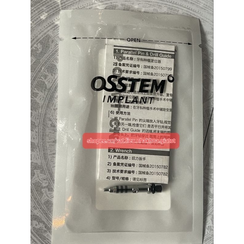 TS Fixture Driver - GSRFDL dài 24mm ,dành cho implant Osstem | Shopee ...