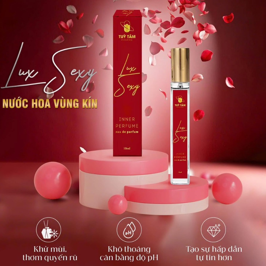 Nước hoa vùng kín Lux sexy quyến rũ, nước hoa cô bé Lux sexy Tùy Tâm pharma - 5ml