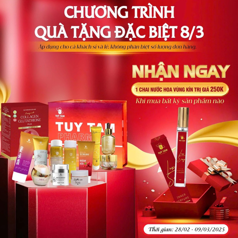 Nước hoa vùng kín Lux sexy quyến rũ, nước hoa cô bé Lux sexy Tùy Tâm pharma - 5ml