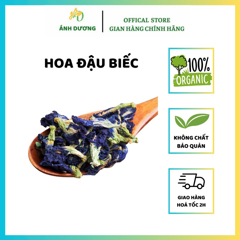 Trà Hoa Đậu Biếc 100% Thiên Nhiên Dùng Pha Trà ,Làm Bánh, Làm Màu Thực Phẩm Tự Nhiên